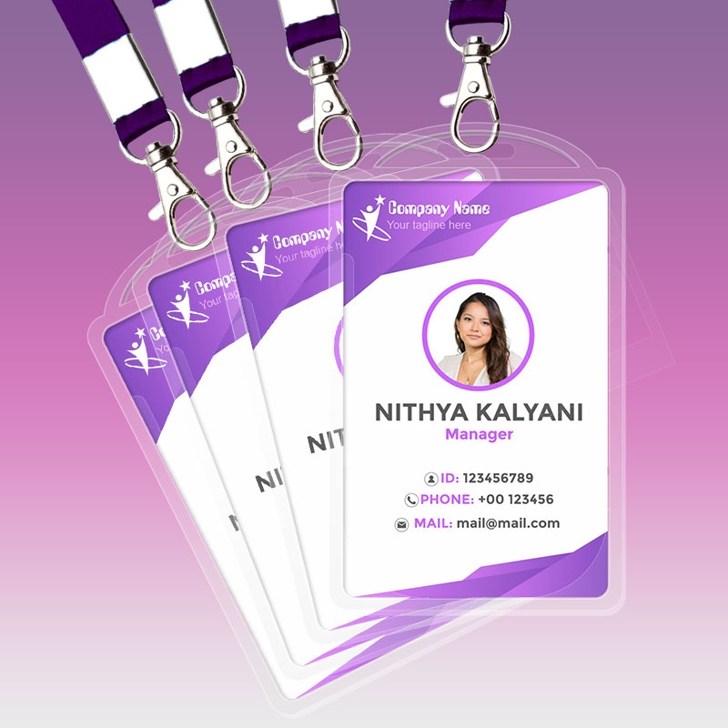 Corporate Company ID Card | PVC ID card | Photo ID card-Design 1 - Image 2