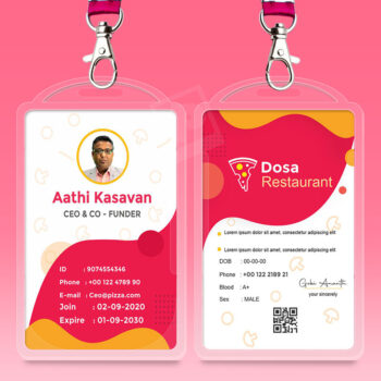 Hotel ID Card | PVC ID card | Photo ID card-Design 1
