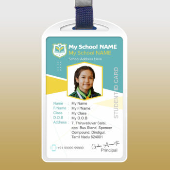 School student ID Card | PVC ID card | Photo ID card-Design 1