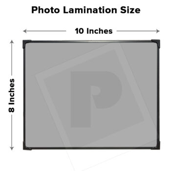 Alternative view of Unique Anniversary gifts | Personalized Photo Lamination (10x8 in) with Custom Fridge Magnets Qty 5 | Pack of 2