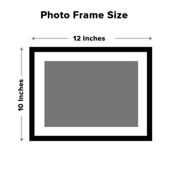 Alternative view of Best Family gifts | Premium Photo Frame 12x10 in with Personalized Photo Print (2.7x3.7 in) | Pack of 2