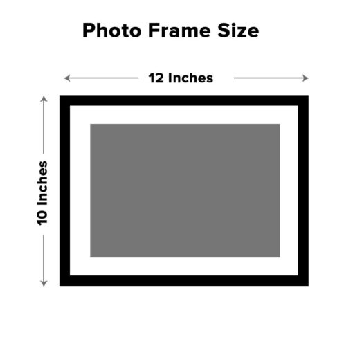 Best Family gifts | Premium Photo Frame 12x10 in with Personalized Photo Print (2.7x3.7 in) | Pack of 2 - Image 2