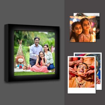 Birthday Gift Combo | Mini Photo Frame, 2 Photo Magnets & 16 Mini Polaroid Prints | Gift Set Combo | Pack of 3