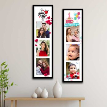 Personalized Family Gifts | Combo Set  Ladder Photo Frames (8x26 in) | Pack of 2