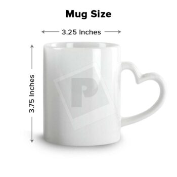 Custom Wedding Gifts Combo – Desktop Calendar (6x4 in) and Heart Handle Mug | Pack of 2 2