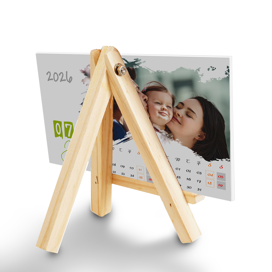 2026 Personalized Photo Easel Calendar_Design_1 - Image 2