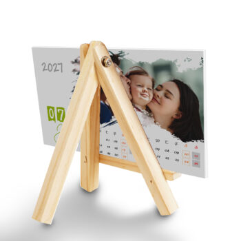 Alternative view of 2027 Personalized Photo Easel Calendar_Design_1