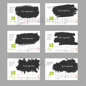 2027 Personalized Photo Easel Calendar_Design_1 - Image 3