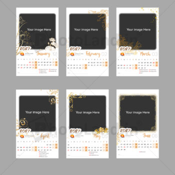 2027 Personalized Photo Easel Calendar_Design_2 - Image 3