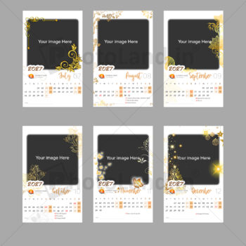 2027 Personalized Photo Easel Calendar_Design_2 - Image 4
