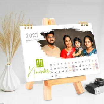 2027 Personalized Photo Easel Calendar_Design_3