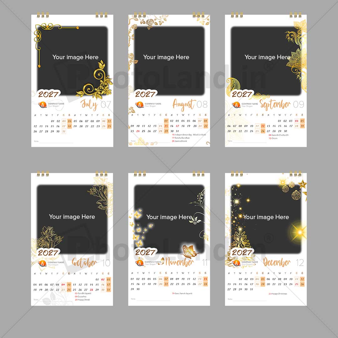 2027 Personalized Photo Easel Calendar_Design_4 - Image 5