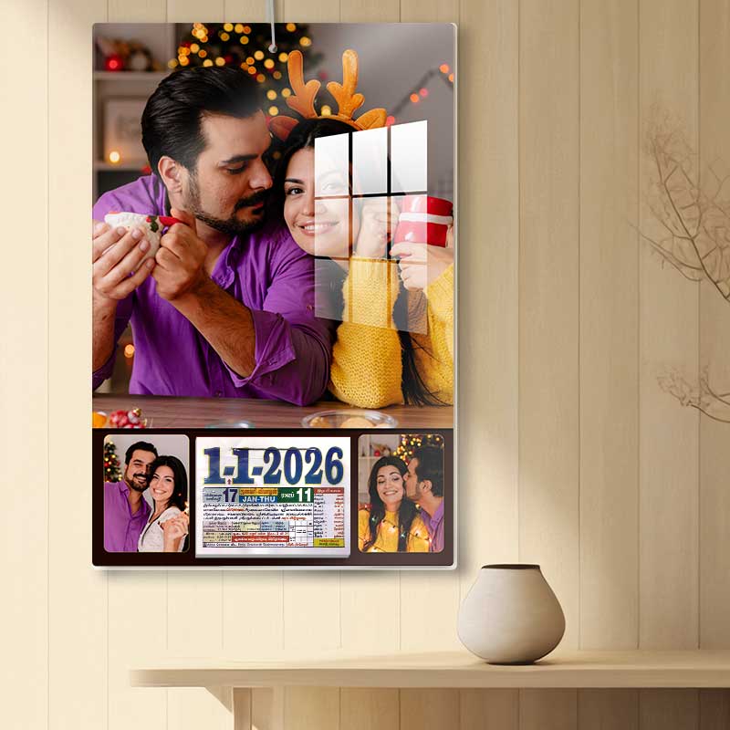 2026 Personailized Daily Calendar | Daily Sheet Calendar Tamil | Newly wed couple Gifts - Image 2