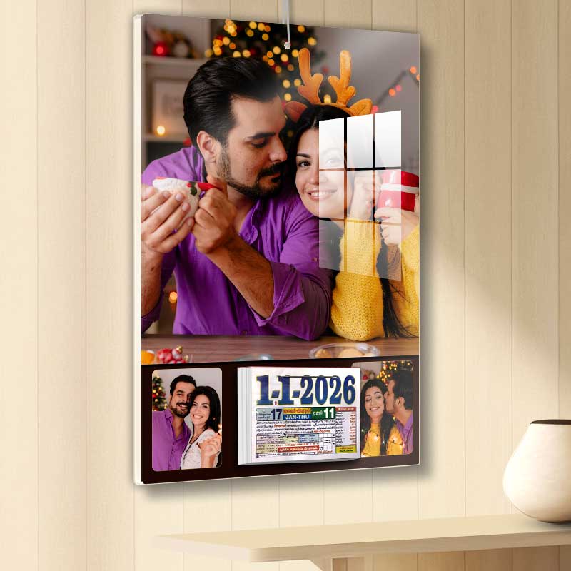 2026 Personailized Daily Calendar | Daily Sheet Calendar Tamil | Newly wed couple Gifts