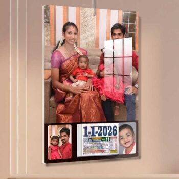 2026 Personailized Daily Calendar | Daily Sheet Calendar Tamil | Family Gifts