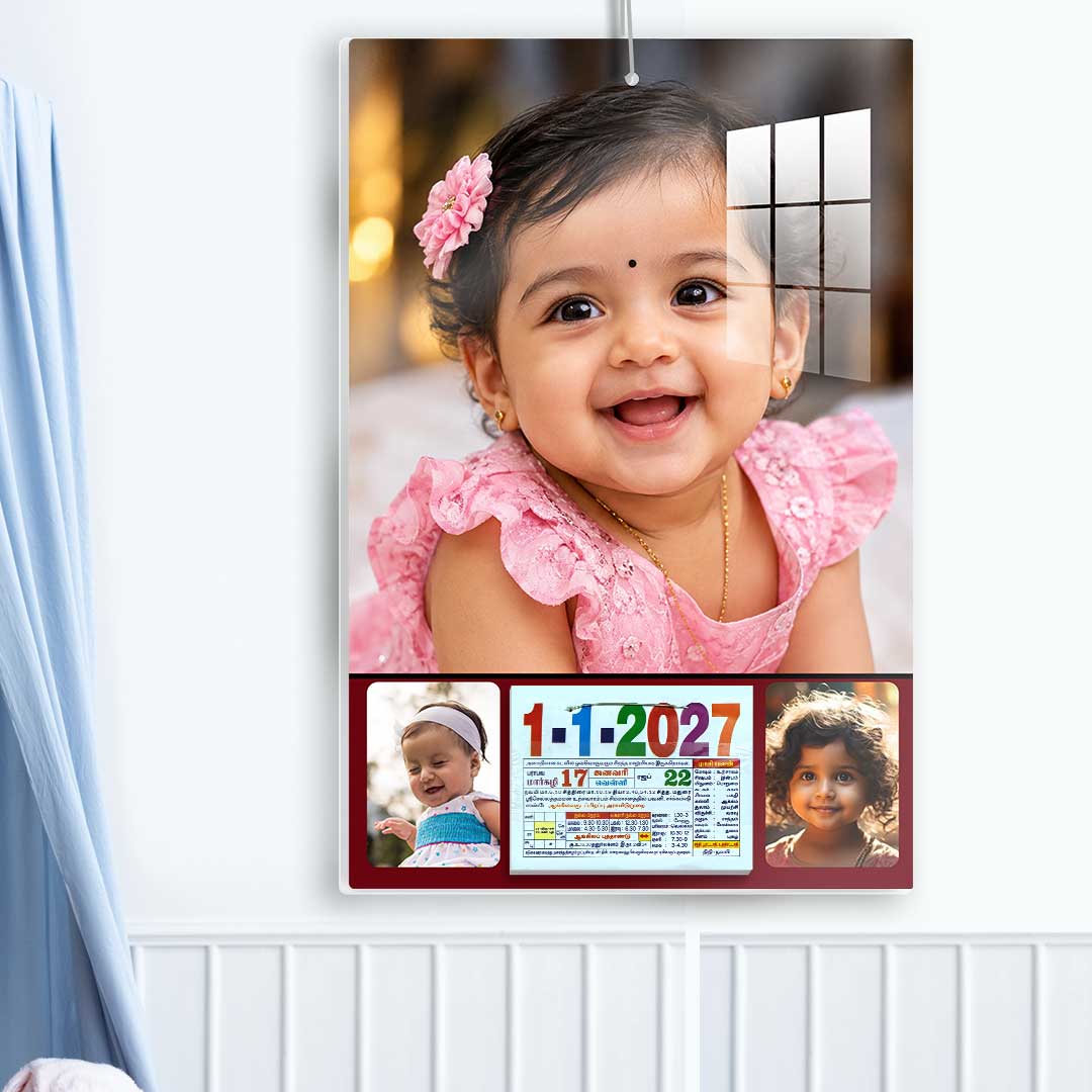 2027 Personailized Daily Calendar | Daily Sheet Calendar Tamil | Children Gifts - Image 2