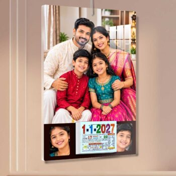2027 Personailized Daily Calendar | Daily Sheet Calendar Tamil | Family Gifts