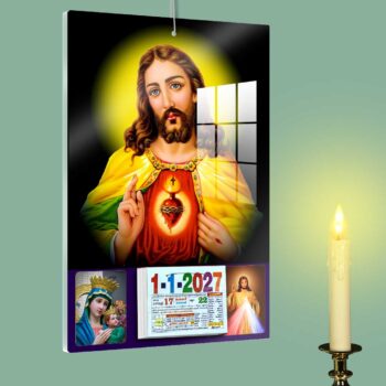 2027 Personailized Daily Calendar | Daily Sheet Calendar Tamil | God Jesus