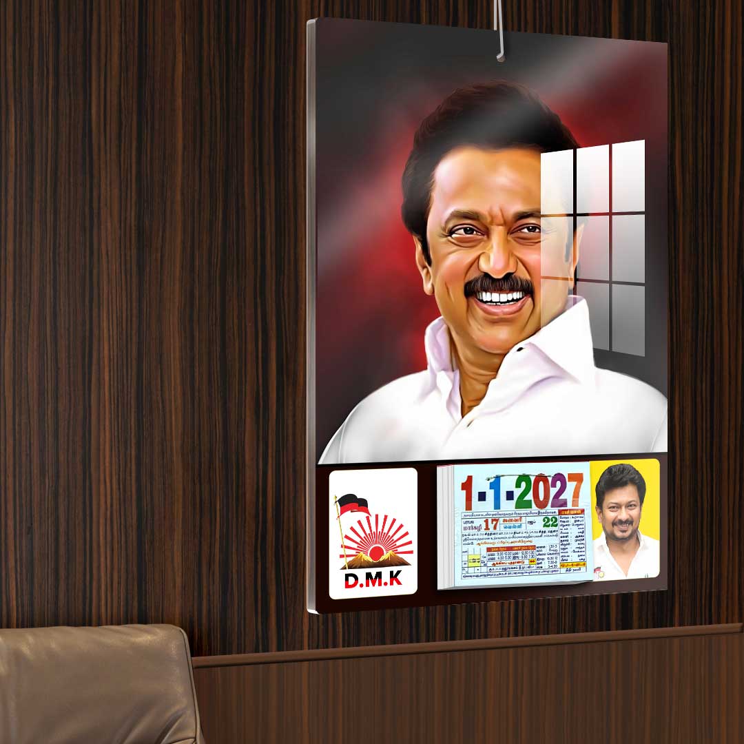 2027 Personailized Daily Calendar | Daily Sheet Calendar Tamil | M K Stalin