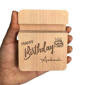 Premium Wooden Mobile Stand | Wooden Phone Holder | Unique Return Gifts