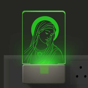 3d Illusion Led Plug Lamp | 3 d Led Night Lamp | God Matha Design-3