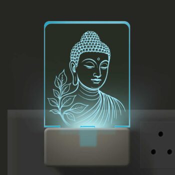 3d Illusion Led Plug Lamp | 3 d Led Night Lamp | God Buddha