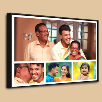 Alternative view of Personalized Photo Collage Canvas Design 3