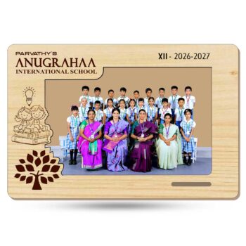 Alternative view of School Group photo | Cutout Frame | Size 12 x 8 inches