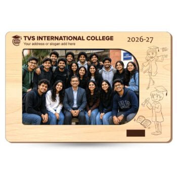 College Group photo | Cutout Frame | Size 9 x 6 inches