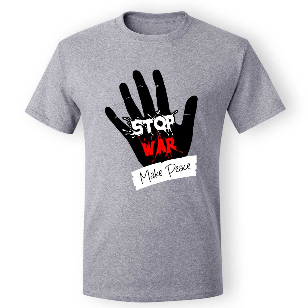 Custom T shirts | Photo Tshirt for Men | Grey Tee Shirt Round Neck - Image 2