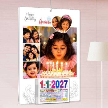 2027 Daily sheet calendar-Acrylic-Birthday